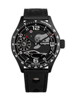 montre carrera black tachymeter