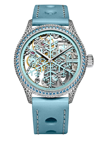 montre frozen bleu schneider&co