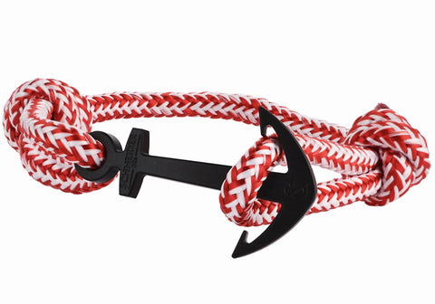 Red anchor bracelet