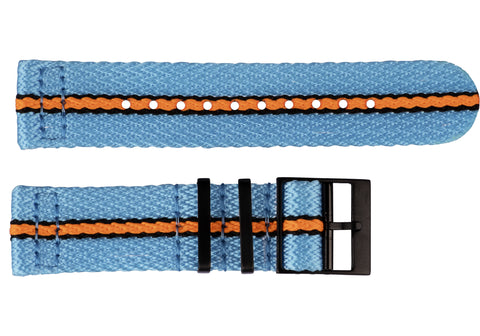 bracelet nato lemans noir bleu