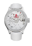 montre Ladystar bracelet blanc