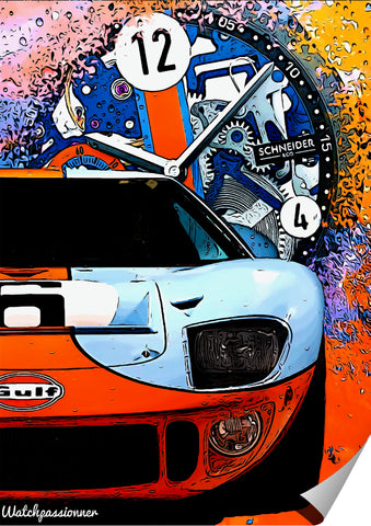 Poster GT40 Lemans